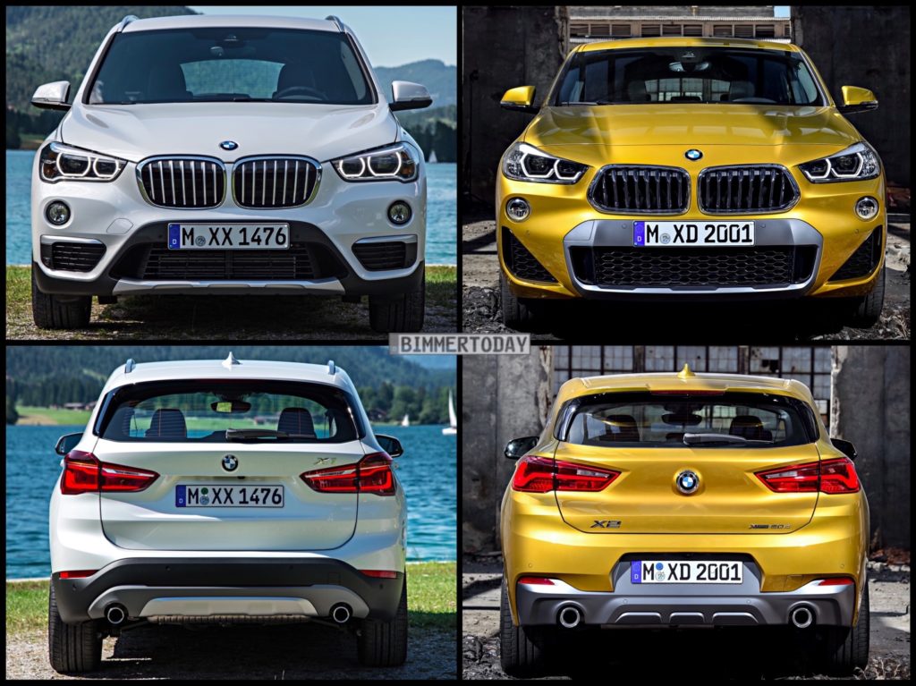 BMW X2 vs BMW X1: le due sorelle a confronto - BMWpassion blog