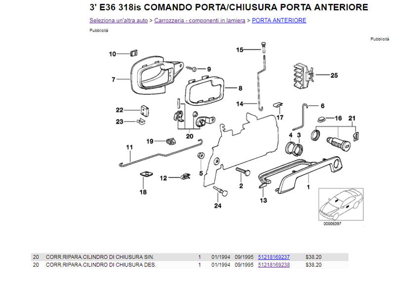 BMW Serie 3 E36 - Aiuto sostituzione serratura | BMWpassion forum e blog