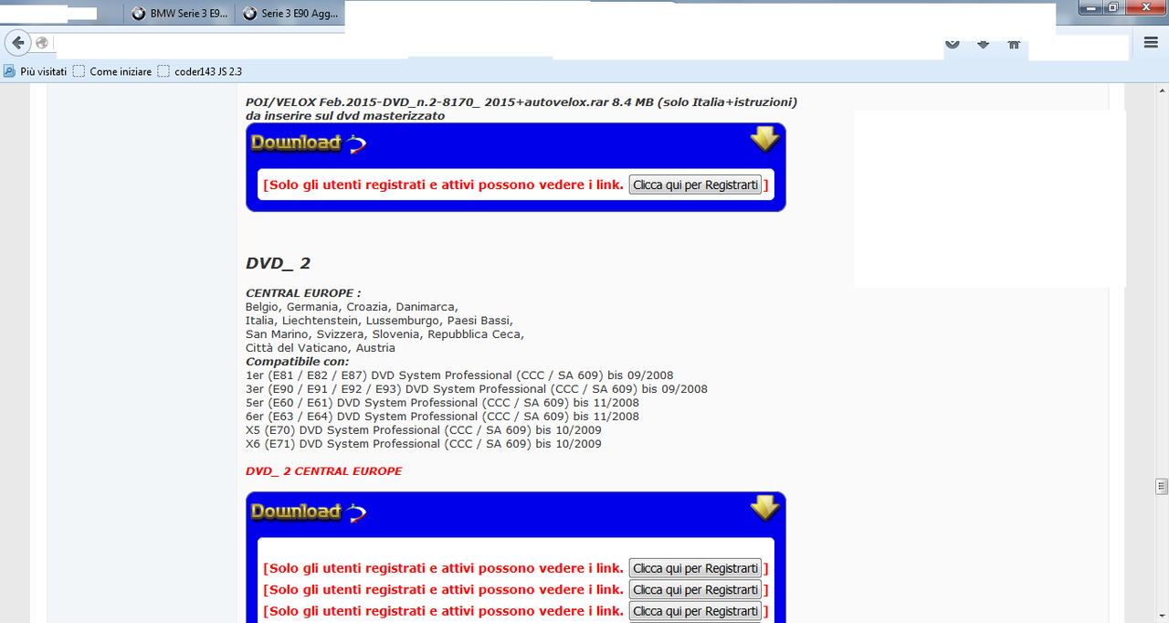 Aggiornamento mappe navigatore professional | BMWpassion forum e blog